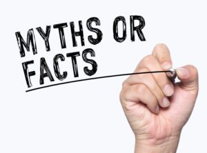 “Myths or Facts” underlined against white background